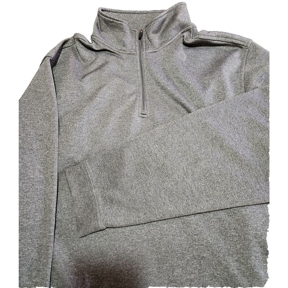 Tek Gear Men’s XXL Performance 1/4 Zip Athletic Pullover Gray NWOT